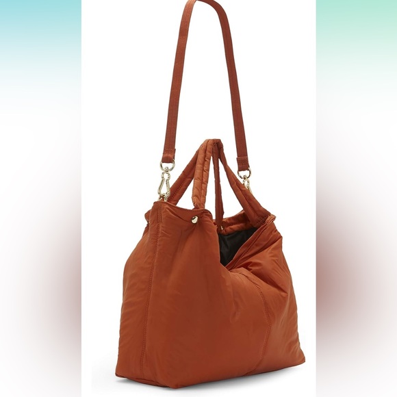 Vince Camuto Handbags - NWT [Vince Camuto] Orange Niki Tote w/ Handles & Strap, Packable & Washable